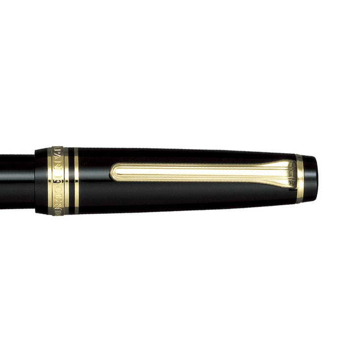 Sailor Professional Gear Slim Fountain Pen (14K Medium) Black with Gold Trims Bbag | India’s Best Online Stationery Store