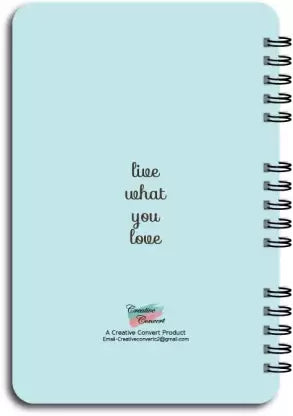 Live what you love written on  the back of the  Creative Convert I Love You Mom Diary 