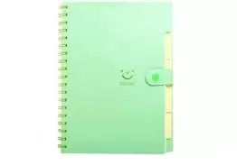 Creative Convert  Cute Smile PVC Diary Blue Colour 