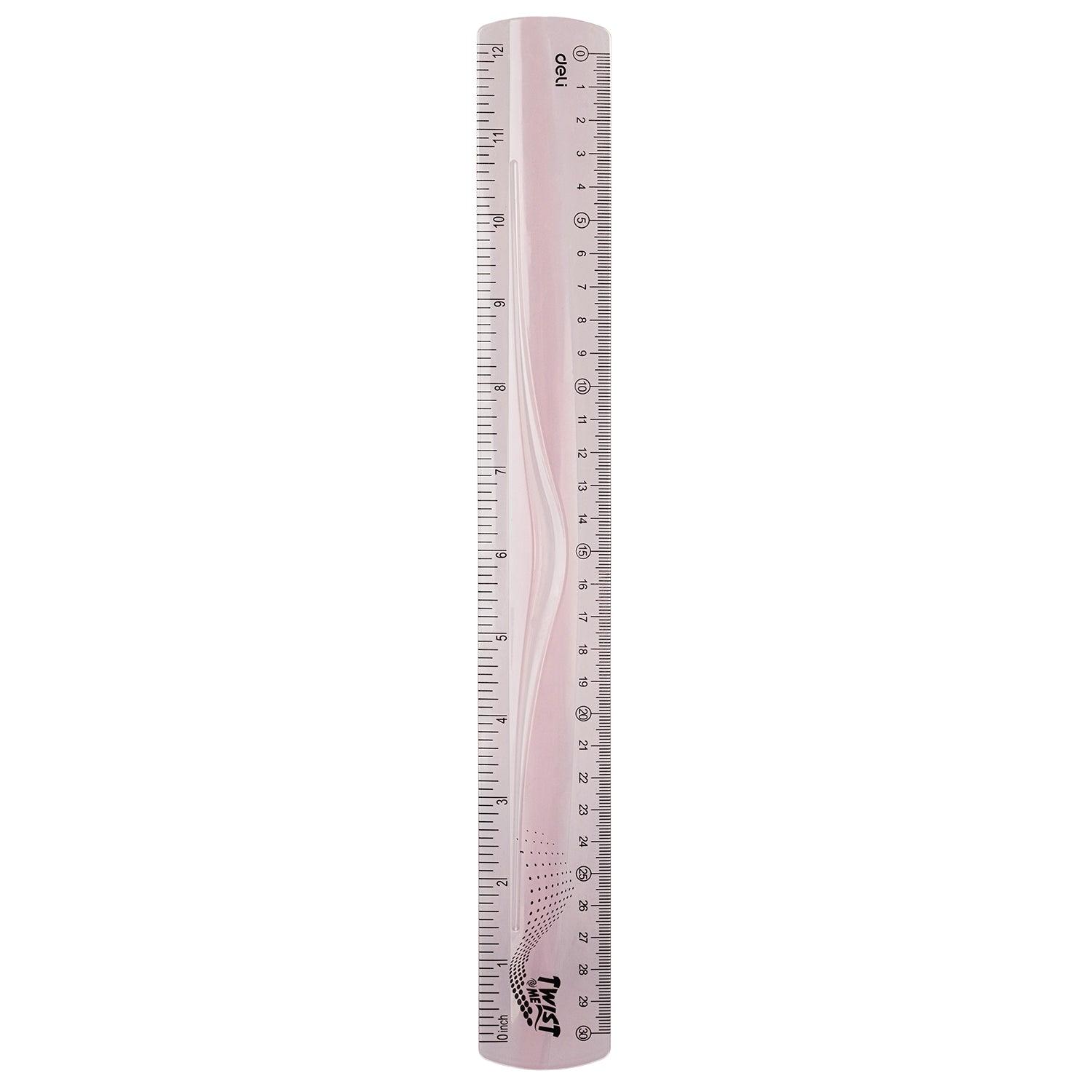 Deli Twist Me Flexible Ruler - Innovative and Durable