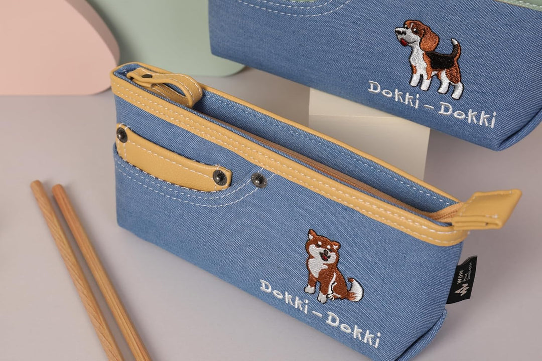Dooki Dooki Canvas Stationery Pouch Stylish Pencil Case for Boys & Girls Bbag | India’s Best Online Stationery Store