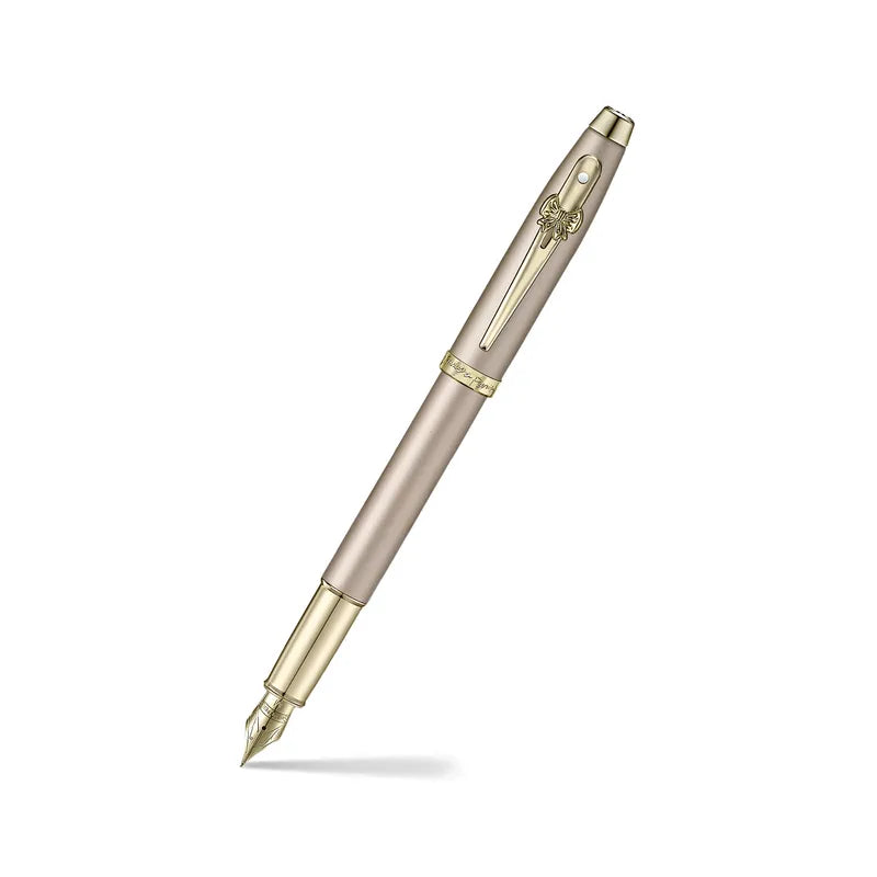 Sheaffer 100 Emily in Paris Champagne Gold Fountain Pen 9377 Bbag | India’s Best Online Stationery Store