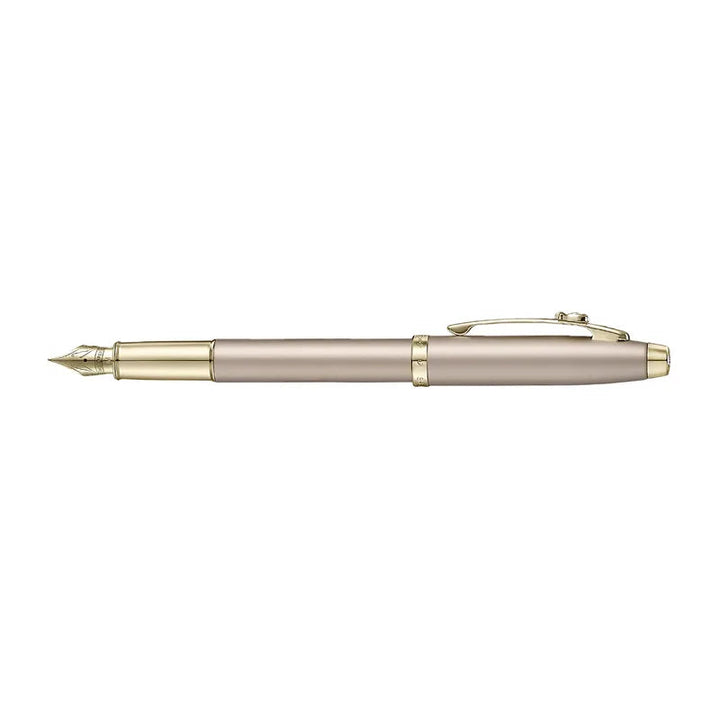 Sheaffer 100 Emily in Paris Champagne Gold Fountain Pen 9377 Bbag | India’s Best Online Stationery Store