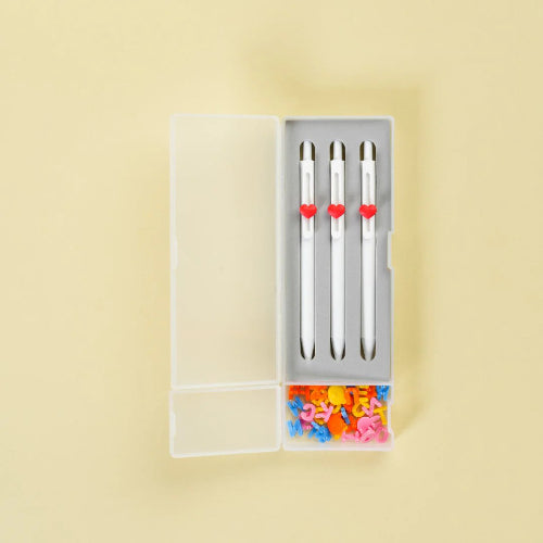 kaco puzzle gel pen set box packing / bbag indias best online store