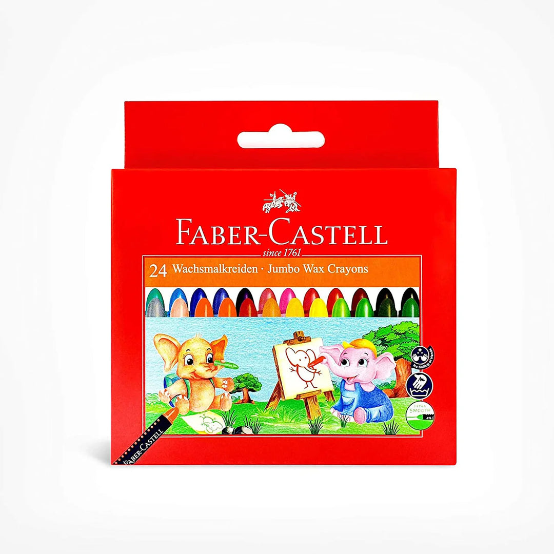 Faber-Castell Jumbo Wax Caryons