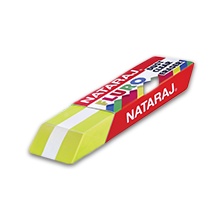 Nataraj Fluro Dust Clear Eraser - Bbag | India’s Best Online Stationery Store