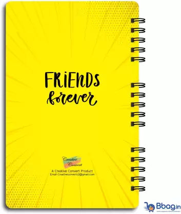 Creative Convert Friends Forever Diary - Bbag | India’s Best Online Stationery Store