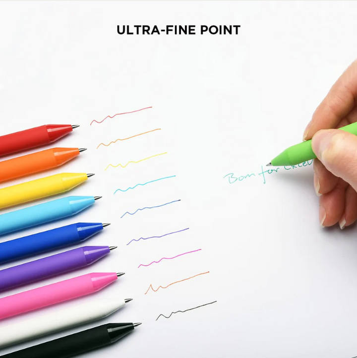 Kacogreen Pure Gel Ink Pens ultra Fine Point 0.5mm