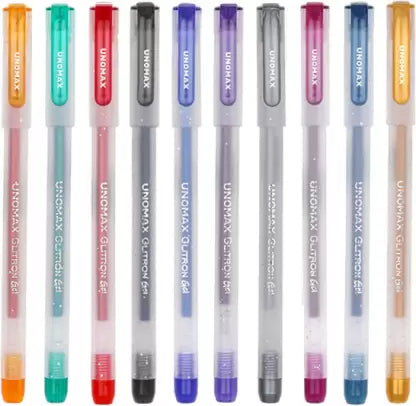 Unomax Glitron Gel Pen - Bbag | India’s Best Online Stationery Store