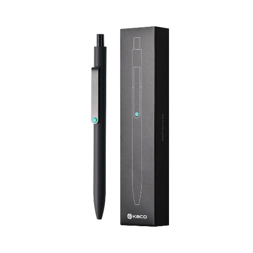 kacogreen midot gel pen black clip  with black green / bbag indias best online store