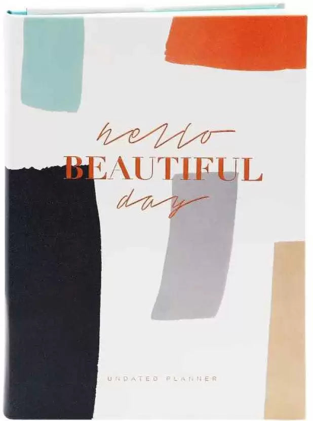 white Creative Convert Hello Beautiful Day Planner 