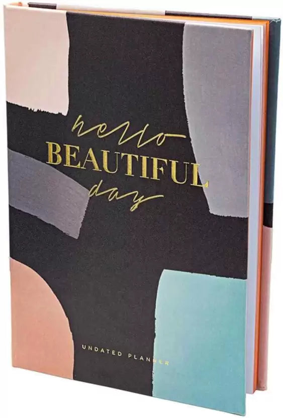 beautifully created black  Creative Convert Hello Beautiful Day Planner 