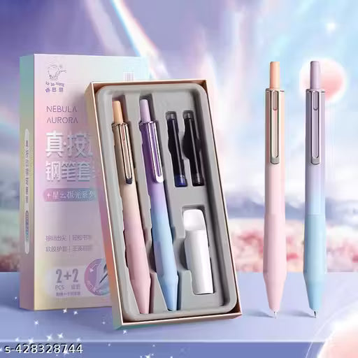 Nebula Aurora Click Fountain Pen Set Bbag | India’s Best Online Stationery Store
