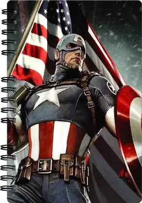 Creative Convert Captain America Hero Diary - Bbag | India’s Best Online Stationery Store
