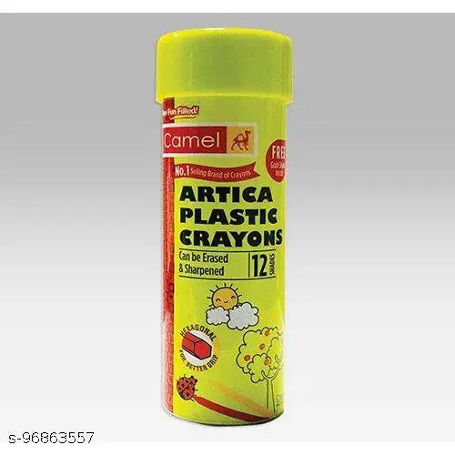 Camel Artica Plastic Crayons 12 Shades