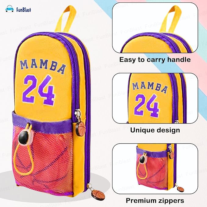 KQ Football Multi-Layer Pencil Case Large Capacity Stationery Organizer Bbag | India’s Best Online Stationery Store