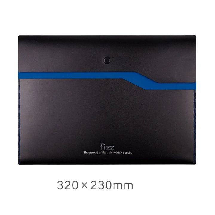 FIZZ A4 Waterproof File Pouch  Double Layer Plastic Document Organizer Bbag | India’s Best Online Stationery Store