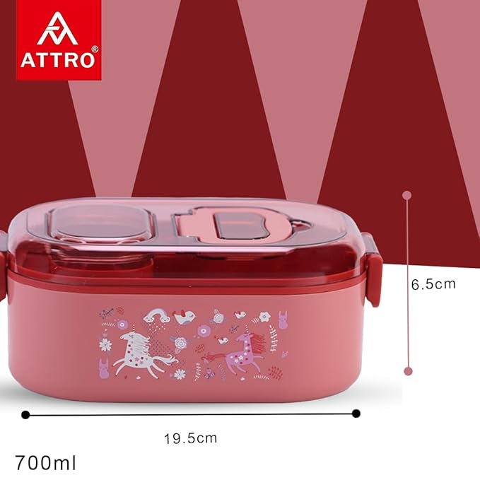 Stainless Steel Insulated Kids Lunch Box 700ml Bbag | India’s Best Online Stationery Store