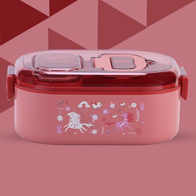 Stainless Steel Insulated Kids Lunch Box 700ml Bbag | India’s Best Online Stationery Store