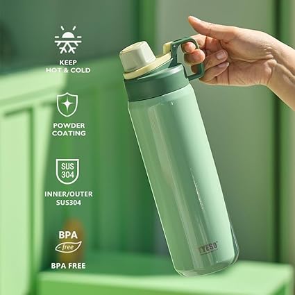 TYESO 20oz Insulated Water Bottle with Spout Lid Bbag | India’s Best Online Stationery Store