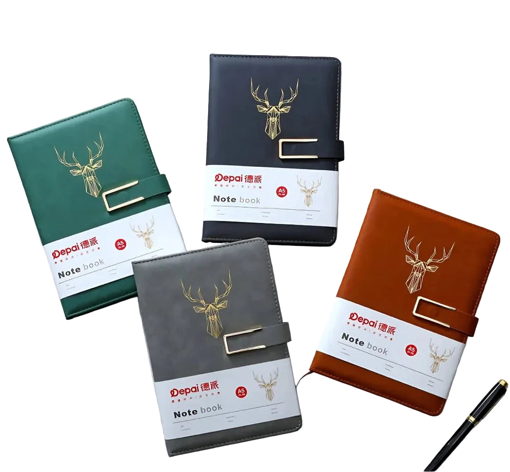 PU Leather Magnet Notebook A5 – Executive Diary Bbag | India’s Best Online Stationery Store