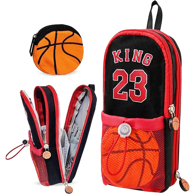 KQ Football Multi-Layer Pencil Case Large Capacity Stationery Organizer Bbag | India’s Best Online Stationery Store