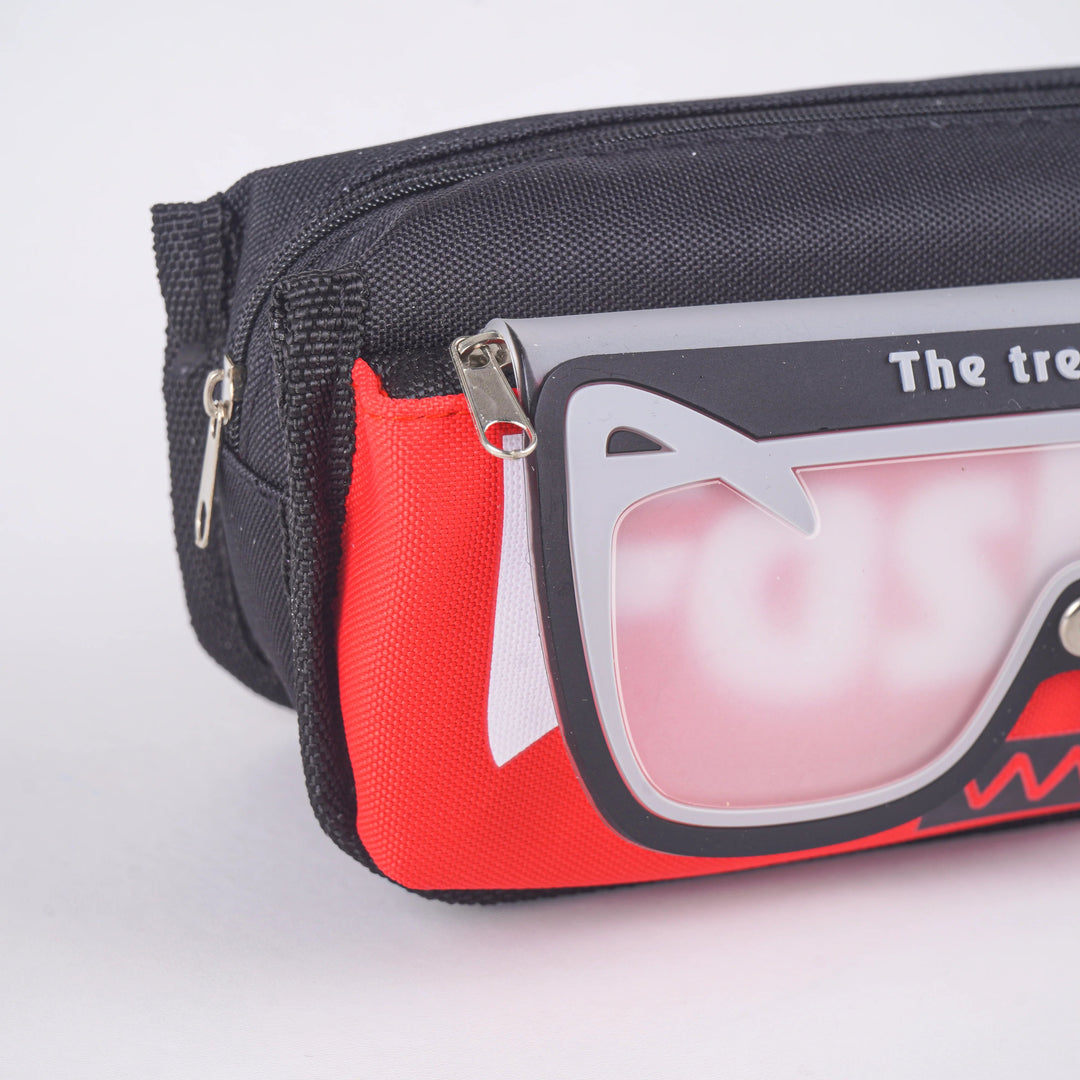 Kids Hard Shell Pencil Case with Transparent Glasses Design Bbag | India’s Best Online Stationery Store