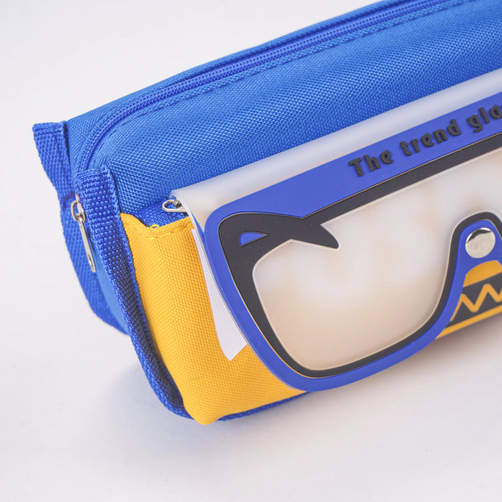 Kids Hard Shell Pencil Case with Transparent Glasses Design Bbag | India’s Best Online Stationery Store