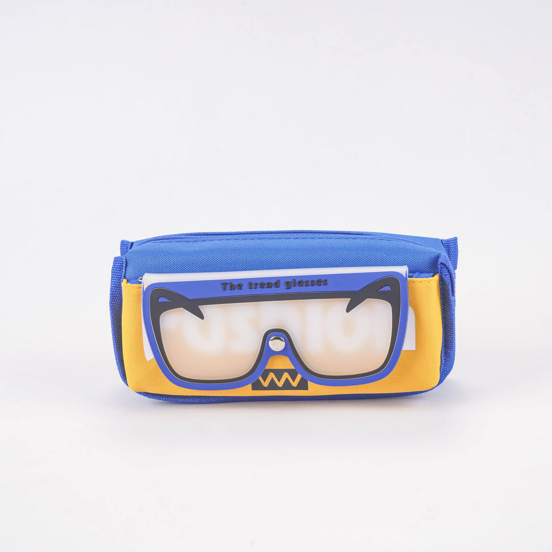 Kids Hard Shell Pencil Case with Transparent Glasses Design Bbag | India’s Best Online Stationery Store
