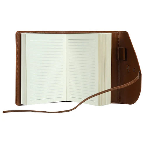 Premium Vintage A6 Leather Notebook Tan Brown Bbag | India’s Best Online Stationery Store