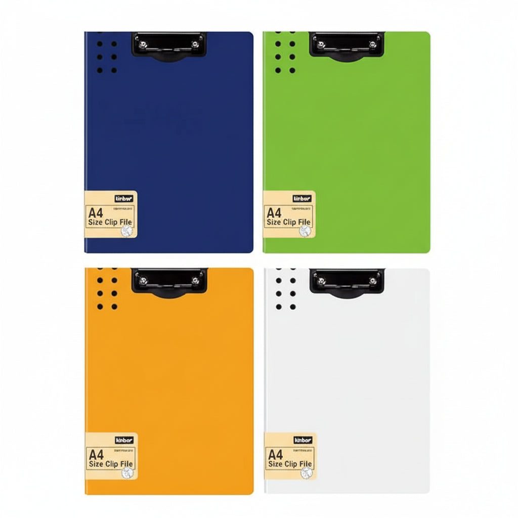 Kinbor A4 Clipboard File Online Hardboard Clip File for Office & School Bbag | India’s Best Online Stationery Store