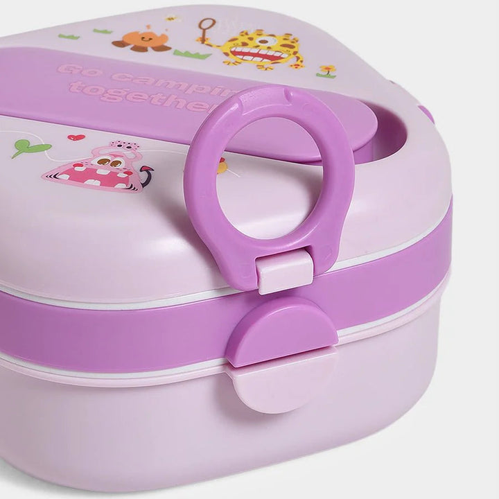 Monsters Double Layer Bento Lunch Box  4 Compartment Meal Box Bbag | India’s Best Online Stationery Store
