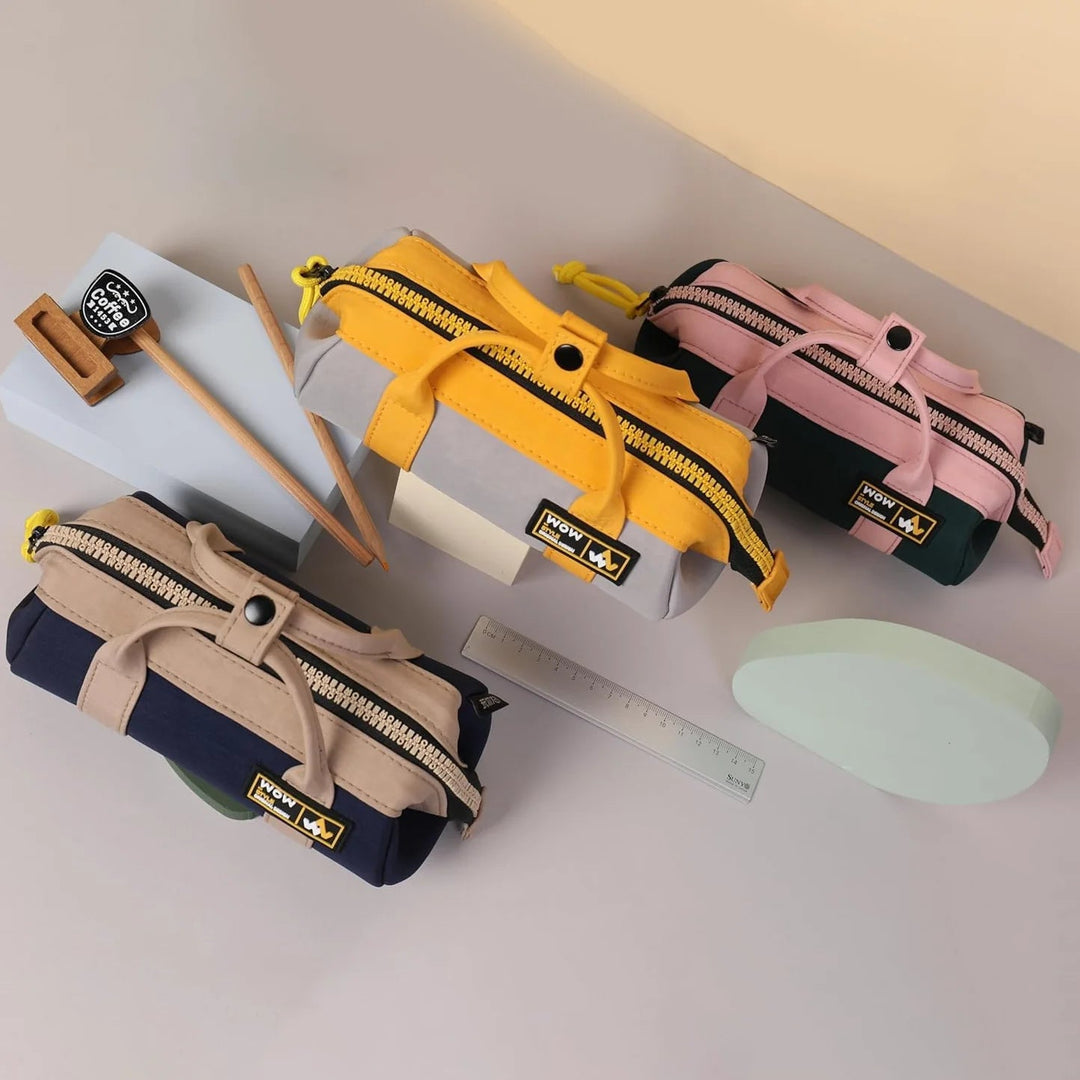 WOW Handy Multi-Function Pencil Pouch with Handle Bbag | India’s Best Online Stationery Store