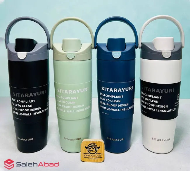 SITARAYURI 900ml Insulated Water Bottle Dual Drink Straw Flask Leakproof Bbag | India’s Best Online Stationery Store