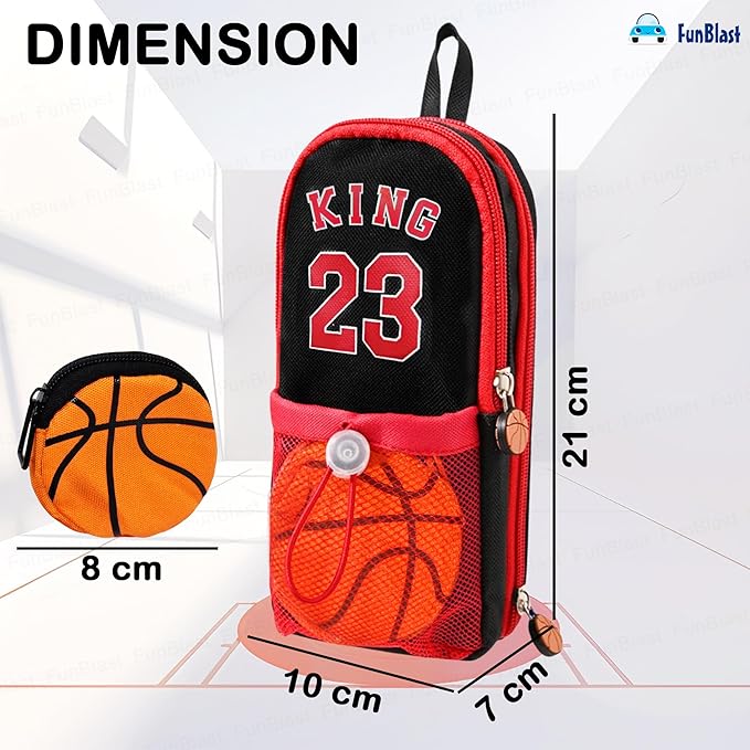 KQ Football Multi-Layer Pencil Case Large Capacity Stationery Organizer Bbag | India’s Best Online Stationery Store