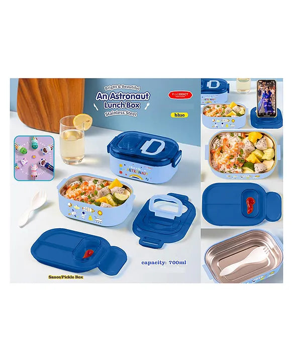 Stainless Steel Insulated Kids Lunch Box 700ml Bbag | India’s Best Online Stationery Store