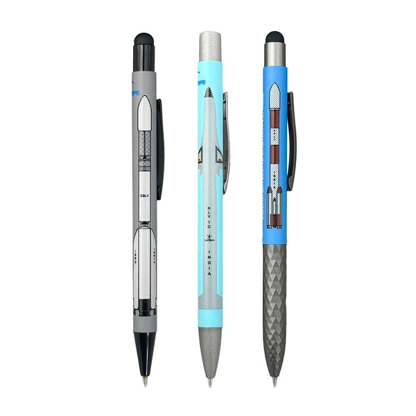 Submarine ISRO OrbitX Pen Set of 3 Space-Themed Ball Pens Bbag | India’s Best Online Stationery Store