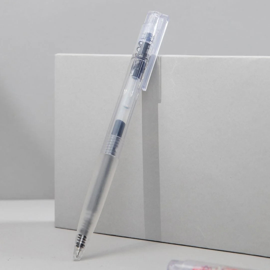 Kaco K7 transparent Gel Ink Pen Black - Main Image