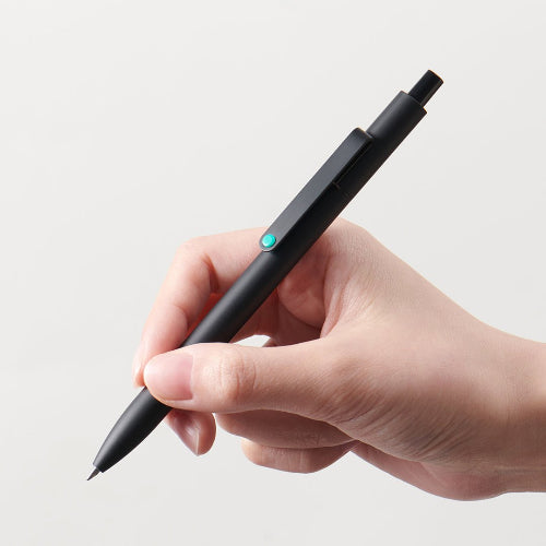 kacogreen midot gel pen black clip  with green doto / bbag indias best online store