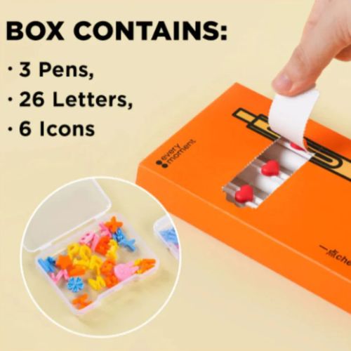 kaco puzzle gel pen set box packing / bbag indias best online store