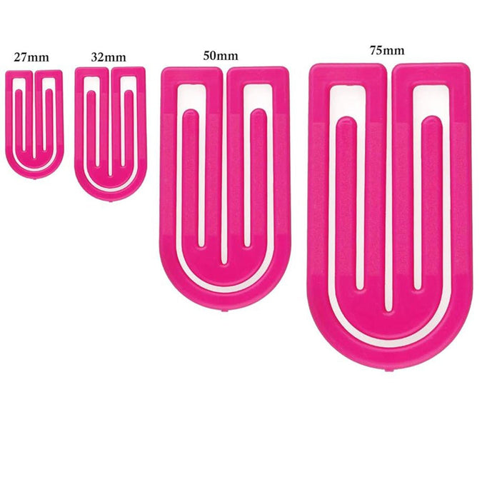 Laurel King Paper Clip U Shaped Designer Assorted 75mm - Pack of 5