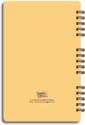 Creative Convert Life Is Better With Friends Diary  yellow back cover 