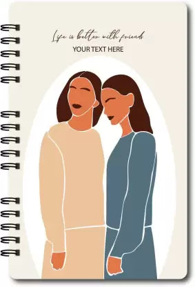 Creative Convert Life Is Better With Friends Diary variant 1 excellent gift for your friends who you love 