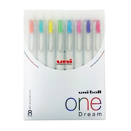 Uniball One Dream Retractable Gel Pens multi colour gel pen pack