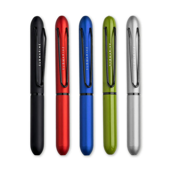 Submarine Mini Ball Pen Pack of 5 Bullet Style Compact Pens Bbag | India’s Best Online Stationery Store