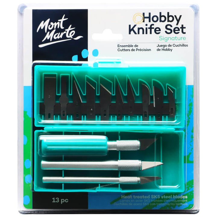 Precision Hobby Knife Set Signature 13pc – Versatile Cutting Tool