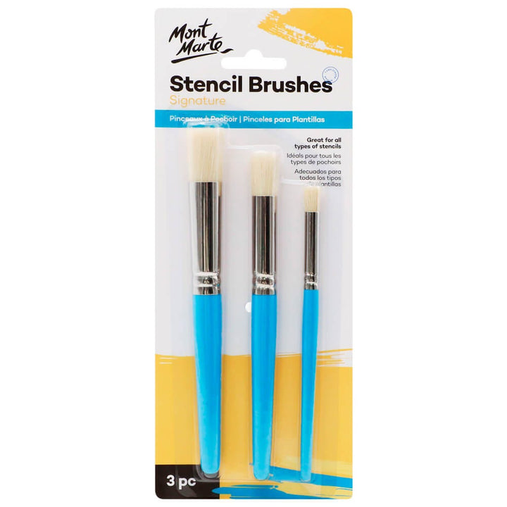 Stencil Brushes Signature 3pc – Precision Tools for Stunning Stencil Art