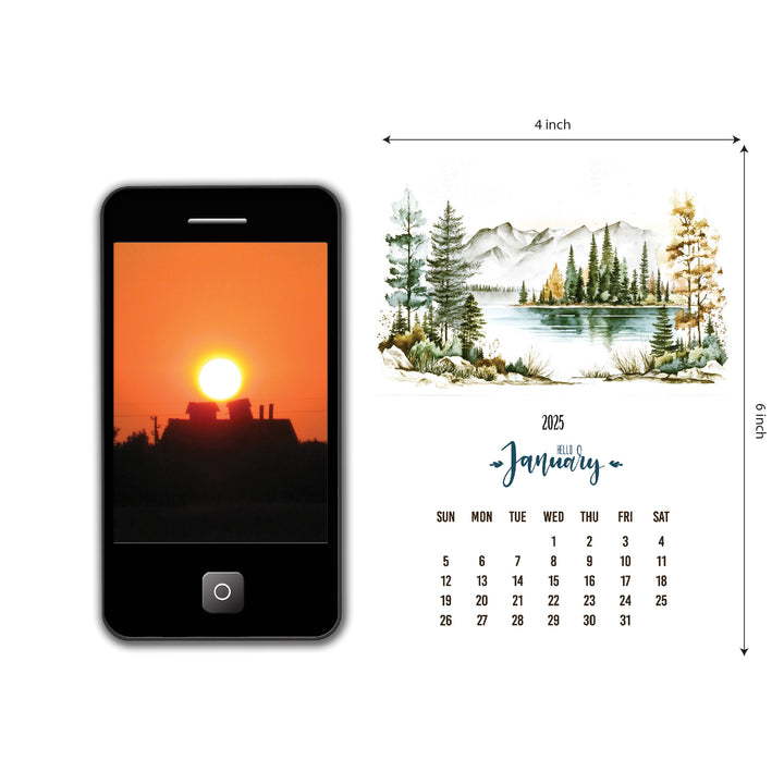 Creative Convert Nature Desk Calendar