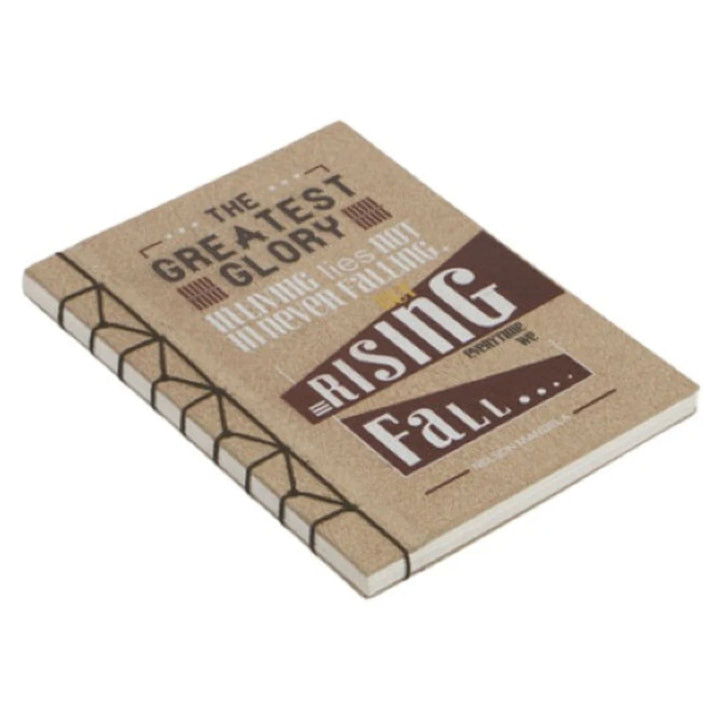 Numic A5 Quote Notebook - Nelson Mandela Ruled & Plain Hardbound Journal Bbag | India’s Best Online Stationery Store