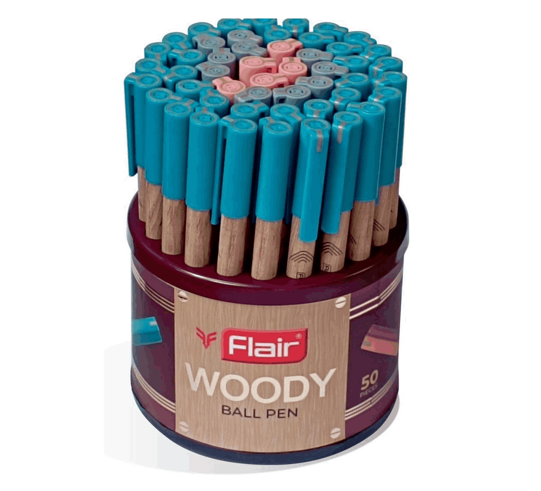 Flair Woody Ball Pen Jar - Bbag | India’s Best Online Stationery Store